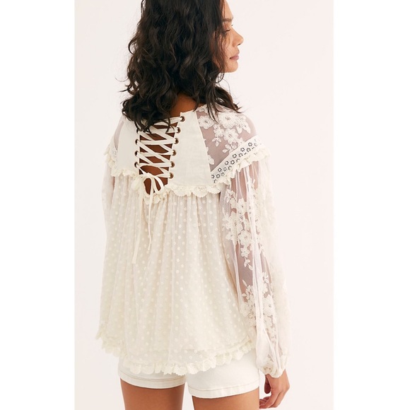 NWT Spell Dawn Lace Blouse - Picture 2 of 9